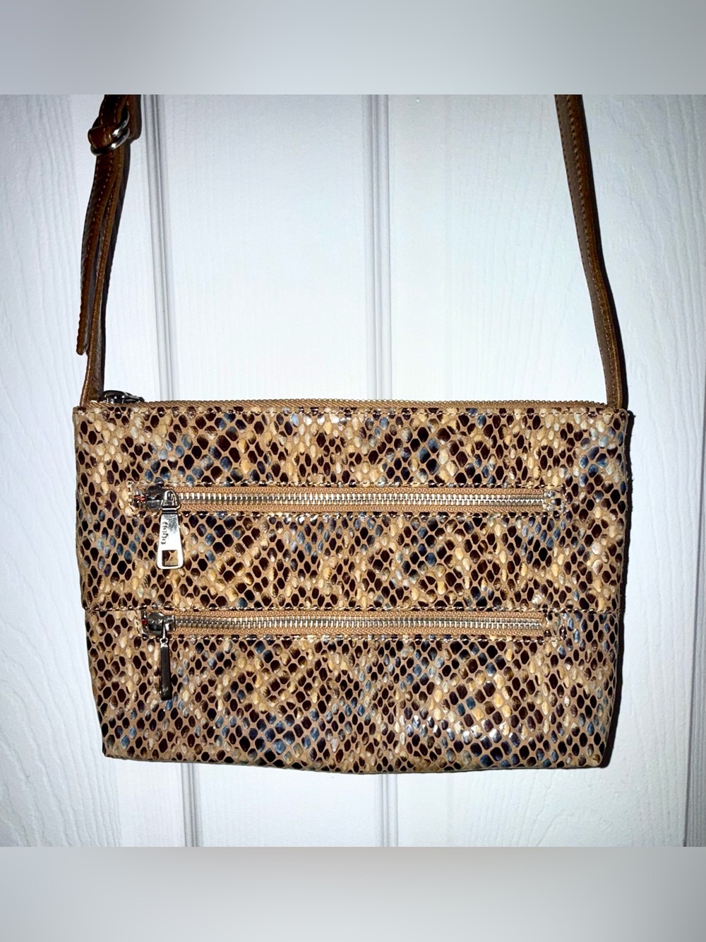 Hobo International Mara Snake Skin Print Crossbody Bag